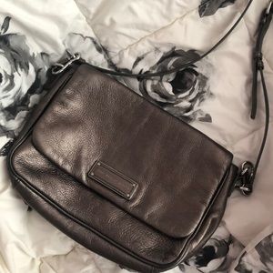 Marc by Marc Jacobs Gunmental Silver Crossbody